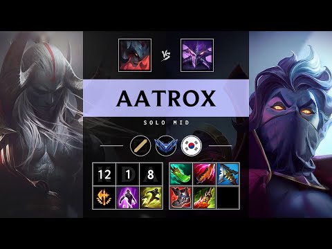 Aatrox Mid vs Kassadin - KR Diamond Patch 25.13