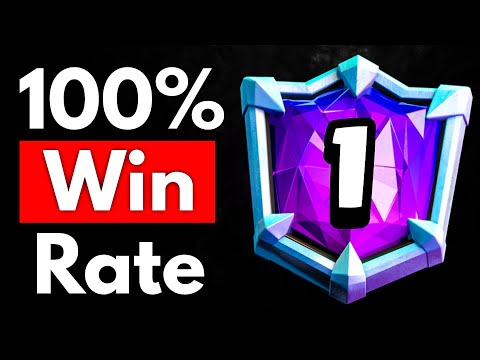 I Got 100% WIN Rate to Ultimate Champion in Clash Royale 