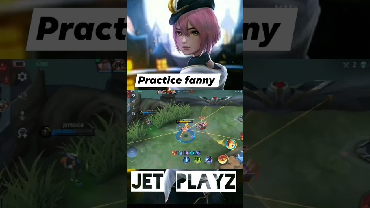 fanny tutorial 3 cable #mobilelegends #freestyle #tutorial #practice