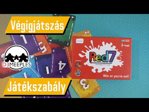 Red7 | Végigjátszás | Játékszabály @d3meeples - PumiGame