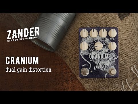 Zander Circuitry Cranium Dual Gain Distortion Overdrive Electric Guitar Effects Pedal RAT image 9