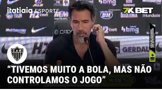VEJA A COLETIVA DO TÉCNICO EDUARDO DOMÍNGUEZ APÓS A DERROTA DO ATLÉTICO POR 2 A 0 PARA O VITÓRIA