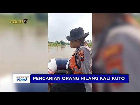 POLRES KENDAL KERAHKAN PERAHU DAN ANJING PELACAK MENCARI ORANG HILANG