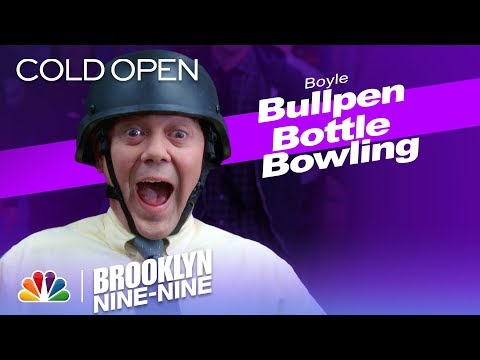 Cold Open: Boyle Bullpen Bottle Bowling - Brooklyn Nine-Nine (Episode Highlight)