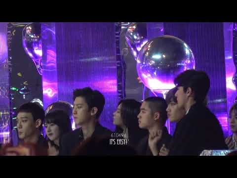 171202 MMA 08 대기석 찬열 백현 세훈
