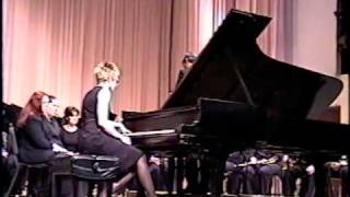 Jessica Mellott plays Saint-Saens piano concerto in G minor op. 22 first movement