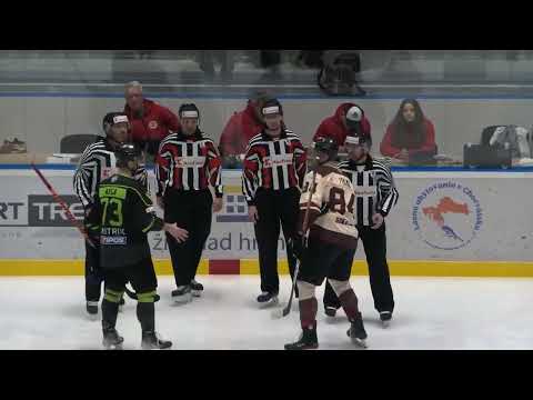 Semifinále 3. zápas HK MŠK Indian Žiar nad Hronom – Vlci Žilina 5:4sn (HIGHLIGHTY)