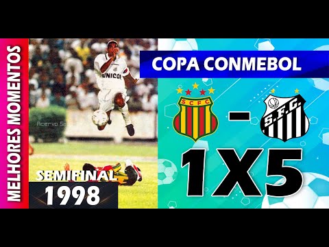 SAMPAIO CORRÊA 1X5 SANTOS  |  SEMIFINAL - COPA CONMEBOL 1998