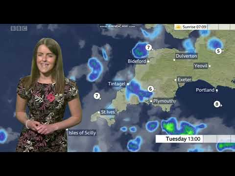 Alex Osbourne BBC ONE Spotlight weather November 2nd 2021  in HD! - 60 FPS