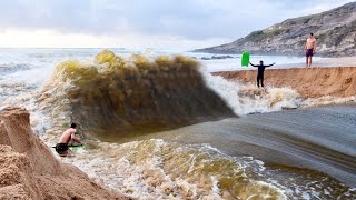 We Made The World&#39;s LARGEST RIVER WAVE