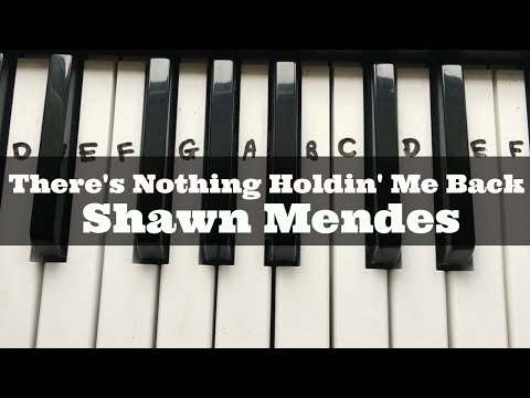 There's Nothing Holdin' Me Back - Shawn Mendes | Easy Keyboard Tutorial With Notes (Right Hand)