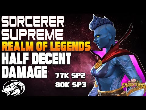 Damage Showcase Rank 5/65 Sorcerer Supreme | Marvel Contest of Champions