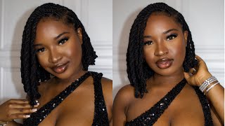 Asymmetrical Loc Knot Bob Tutorial✨ | #KUWC