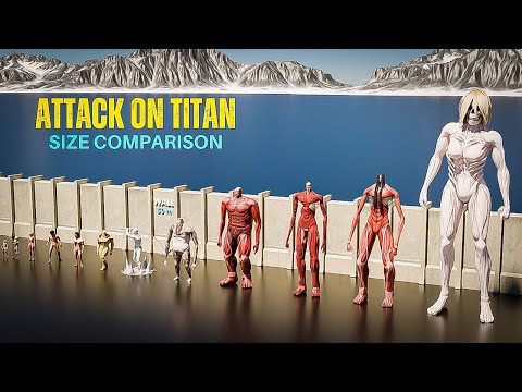 Attack on Titan Size Comparison 3D | How Big Are Titans Really?