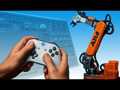 ROBOT DA TAVOLO 6DOF - Aggiornamento V6.2 per AR4: Controller Xbox, GUI scura, Programmazione Pyt...