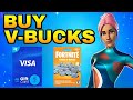 How To Buy VBucks With Visa Gift Card 2026