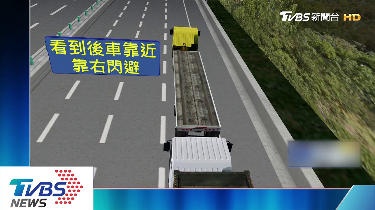 國道火燒車!貨櫃車駕駛重傷 妻女葬火海