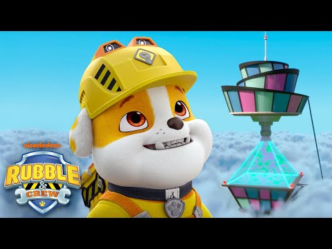Rubble's Big Vehicle Builds a Restaurant in the Sky! | Rubble & Crew