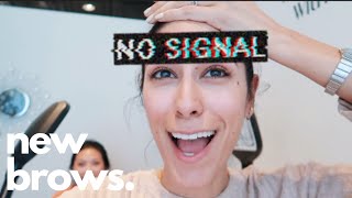 what did I do to my eyebrows?! | trying brow lamination