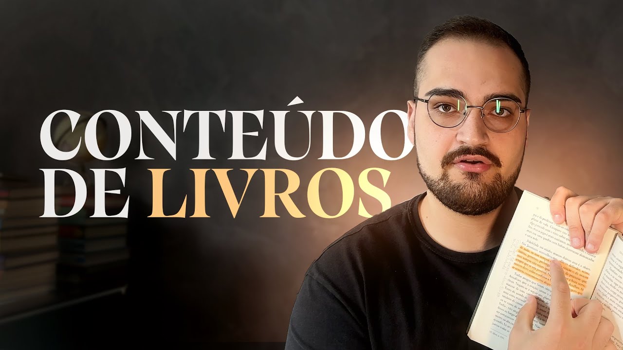 Como CRIAR e tirar CONTEÚDO de um LIVRO | PASSO A PASSO na prática