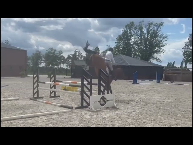 Jumping under the saddle