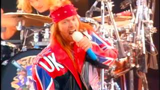 Guns N&#39; Roses - Paradise City (Tribute, Freddie Mercury - Wembley, 1992) 4K, 60 fps