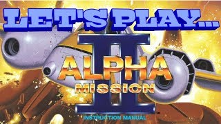 * ALPHA MISSION 2 *  Neo Geo CD   PLAYTIME...