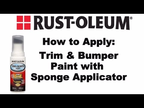 How to Video: How to Paint a Car Bumper or Trim with Rust-Oleum