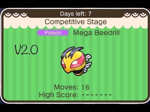 Pokemon Shuffle: Mega Beedrill Conpetition!!!