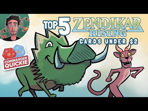Top 5 Zendikar Rising Cards Under $2 | Commander Quickie | EDH | MTG | Magic the Gathering