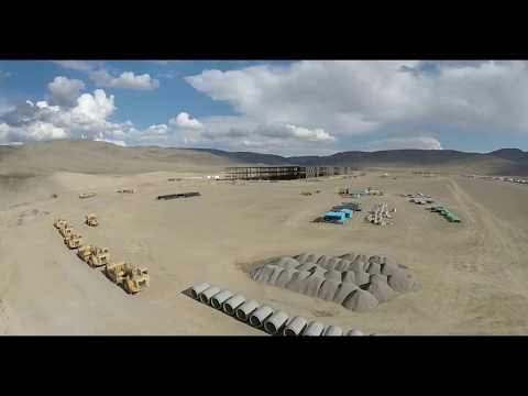 Tesla Gigafactory drone fly over - November 2014