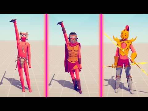 EVOLUTION OF SPEAR THROWER - Totally Accurate Battle Simulator TABS