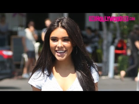 Madison Beer Runs Into John Ross & Yung Weej At Fred Segal 8.24.16 - TheHollywoodFix.com