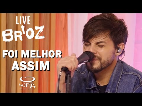 Matheus chora ao cantar "Foi Melhor Assim" - Live do Br'Oz