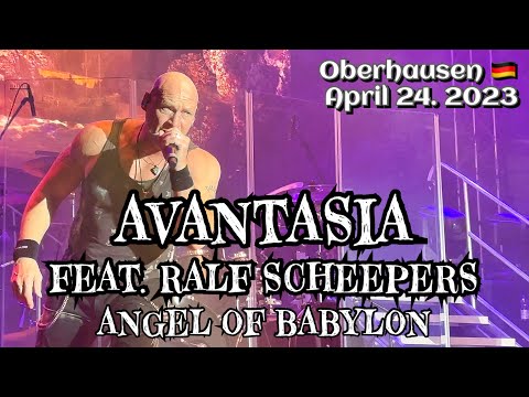 Avantasia feat. Ralf Scheepers - Angel of Babylon @Oberhausen, Germany 🇩🇪 April 24, 2023 LIVE HDR 4K