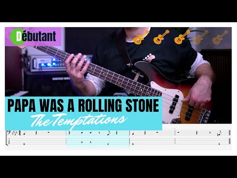 Papa Was A Rolling Stone - The Temptations - Bass Cover Funk Tabs