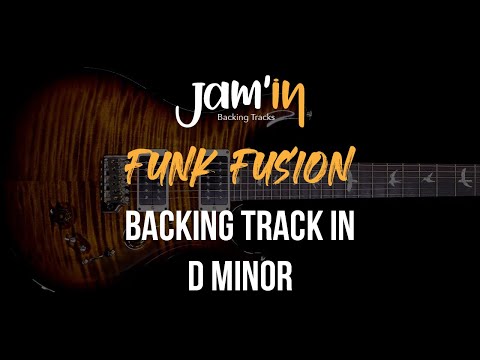 Funk Fusion Guitar Backing Track in D Minor