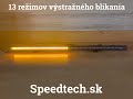 Gumové výstražné LED svetlo 12V / 24V - 60x LED oranžové (540x25x22mm) - Video Youtube