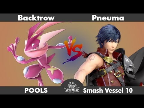 Smash Vessel 10 - Shunf Saga - Backtrow (Greninja) vs Pneuma (Chrom, Joker) - Pools