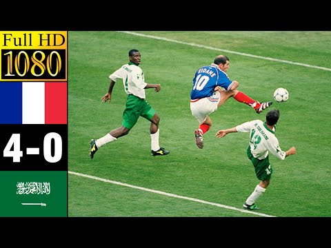 France 4-0 Saudi Arabia World Cup 1998 | Full highlight - 1080p HD | Zidane - Thierry Henry