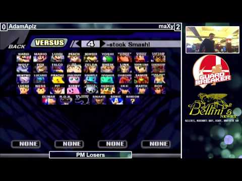 NHSSB3 - AdamAplz (Kirby) vs maXy (Zelda) - Project M - Losers Finals