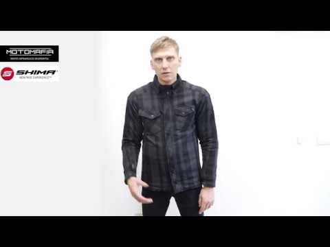 MOTOMAFIA.LT SHIMA Renegade kevlariniai moto marškiniai