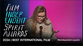 ANATOMY OF A FALL wins BEST INTERNATIONAL FILM at the 2024 Film Independent Spirit Awards