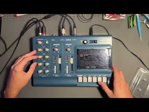 Serviced & Modified TASCAM Porta 02 MKII Ministudio Multitrack 4-Track Cassette Recorder - Pitch Modded image 11