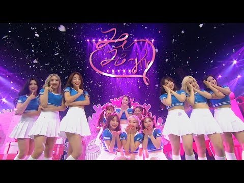 "Debut Stage" LOONA (girl of the month) - Hi High @ popular song Inkigayo 20180826