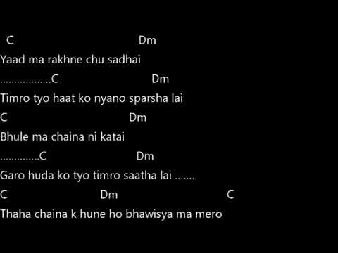 YAAD MA RAKHNECHHU |  LYRICS AND CHORDS | MUSIC KEYS