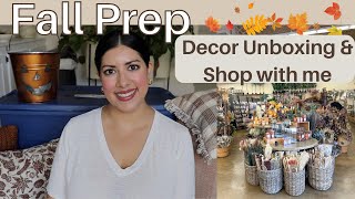 FALL PREP | Unboxing Fall Decor | Fall Decor Shop with me | Joann, Hobby Lobby, World Market