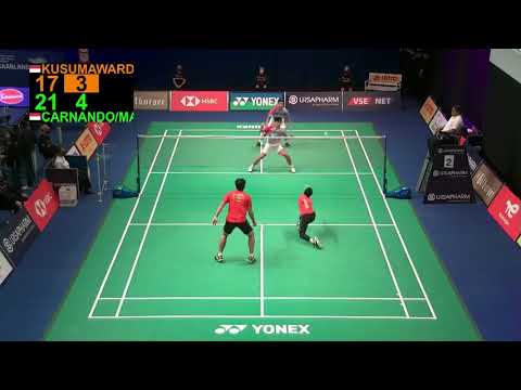 Smash Keras Mematikan Daniel Marthin Leo Rolly #shorts #badminton