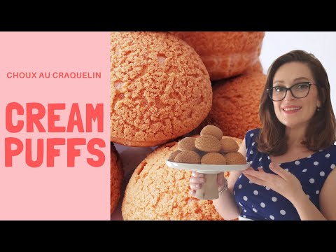 Choux Au Craquelin - Crispy Cream Puffs