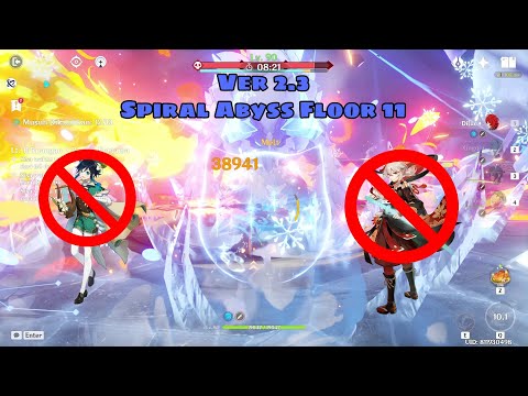 Spiral Abyss Floor 11 Ver. 2.3, no Venti and Kazuha | Genshin Impact